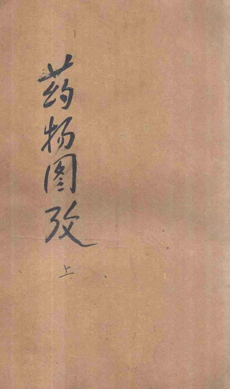 中央国医馆医药丛书  药物图考  卷1-3